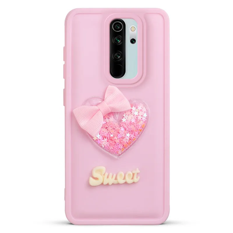 Bow Heart Cute Phone Back Cover for Redmi Note 8 Pro