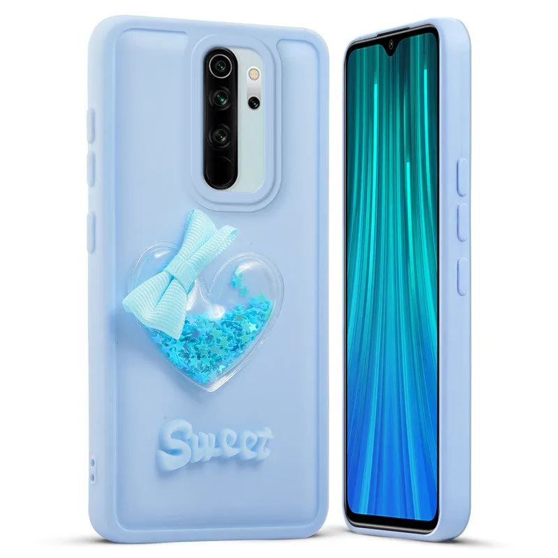 Bow Heart Cute Phone Back Cover for Redmi Note 8 Pro