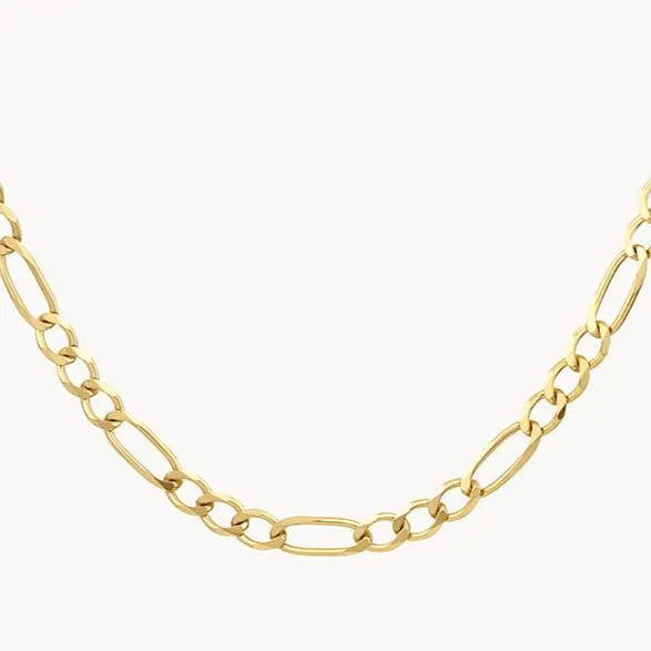 Boyfriend Figaro Chain Necklace in Gold