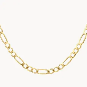 Boyfriend Figaro Chain Necklace in Gold