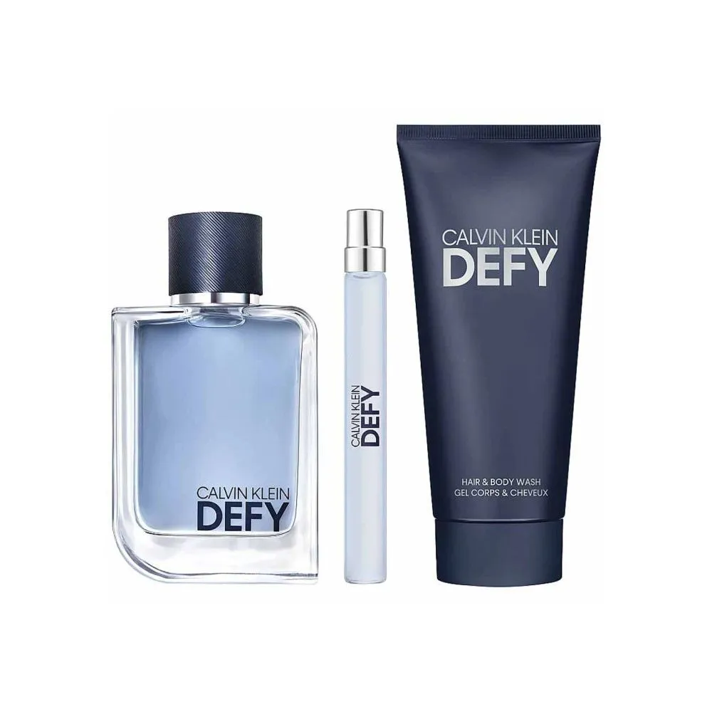 Calvin Klein Defy Men Set EDT 100Ml EDT 10Ml Body Wash 100Ml