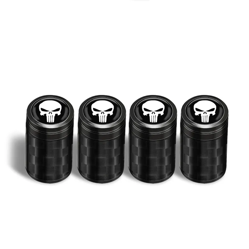 Carbon Fibre Car Wheel Tire Valve Stem Cap For Tesla Model3/Y/X/S（4pcs）