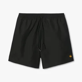 Carhartt WIP Chase Swim Trunks Black / Gold