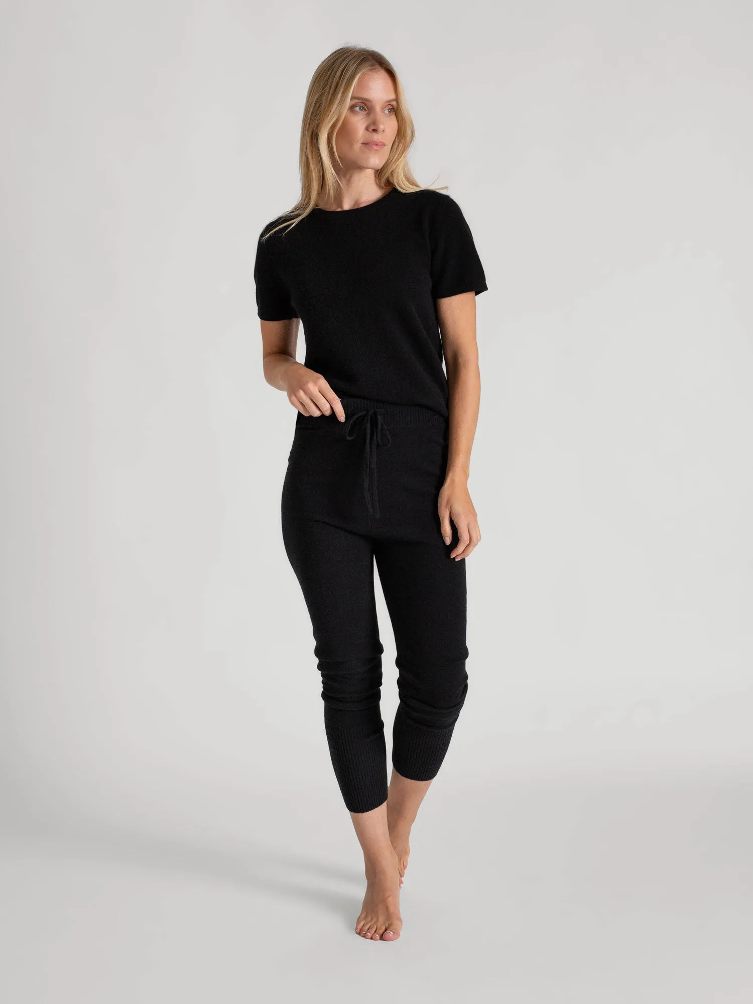 Cashmere "Chill pants" - black