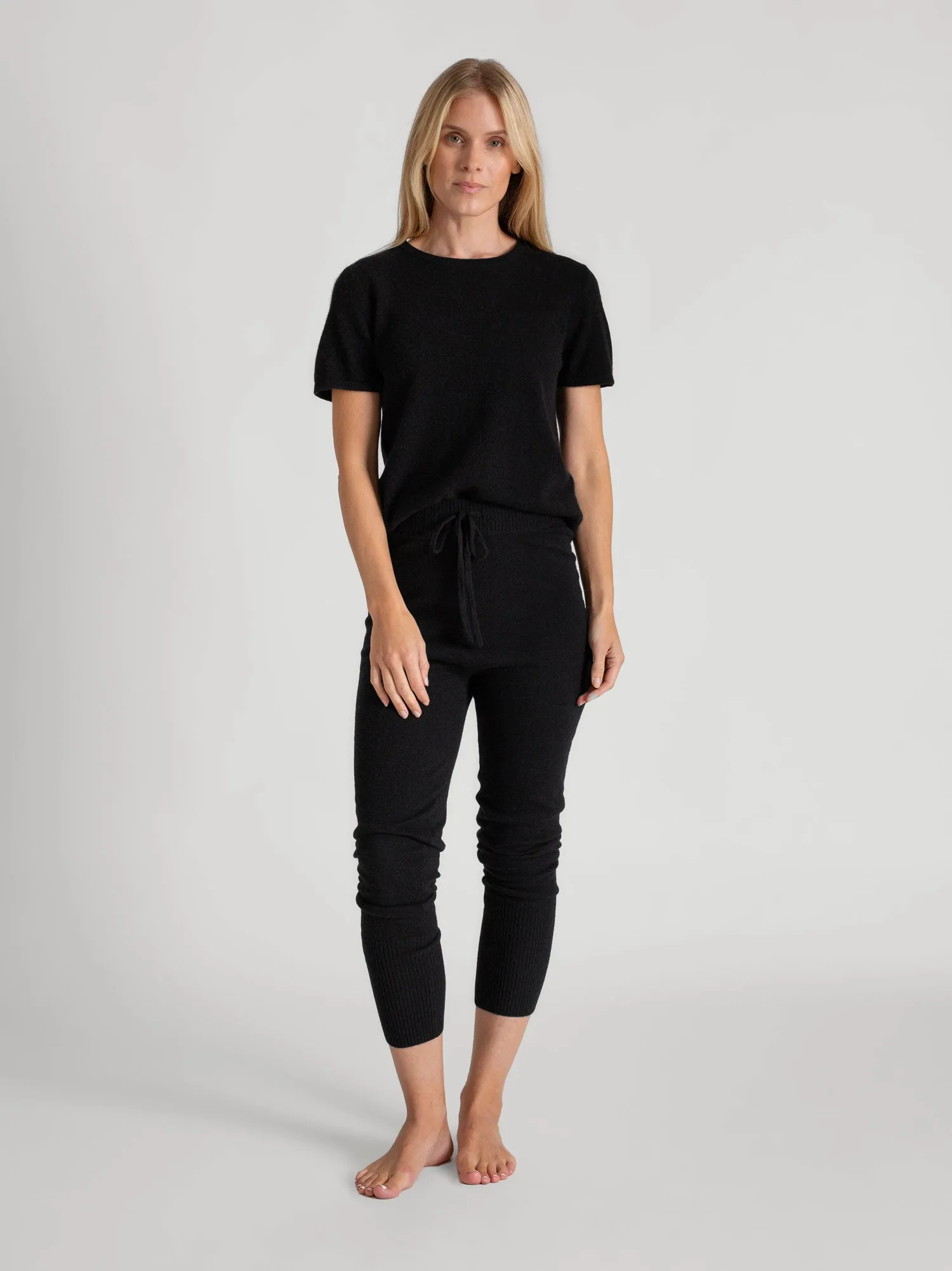 Cashmere "Chill pants" - black