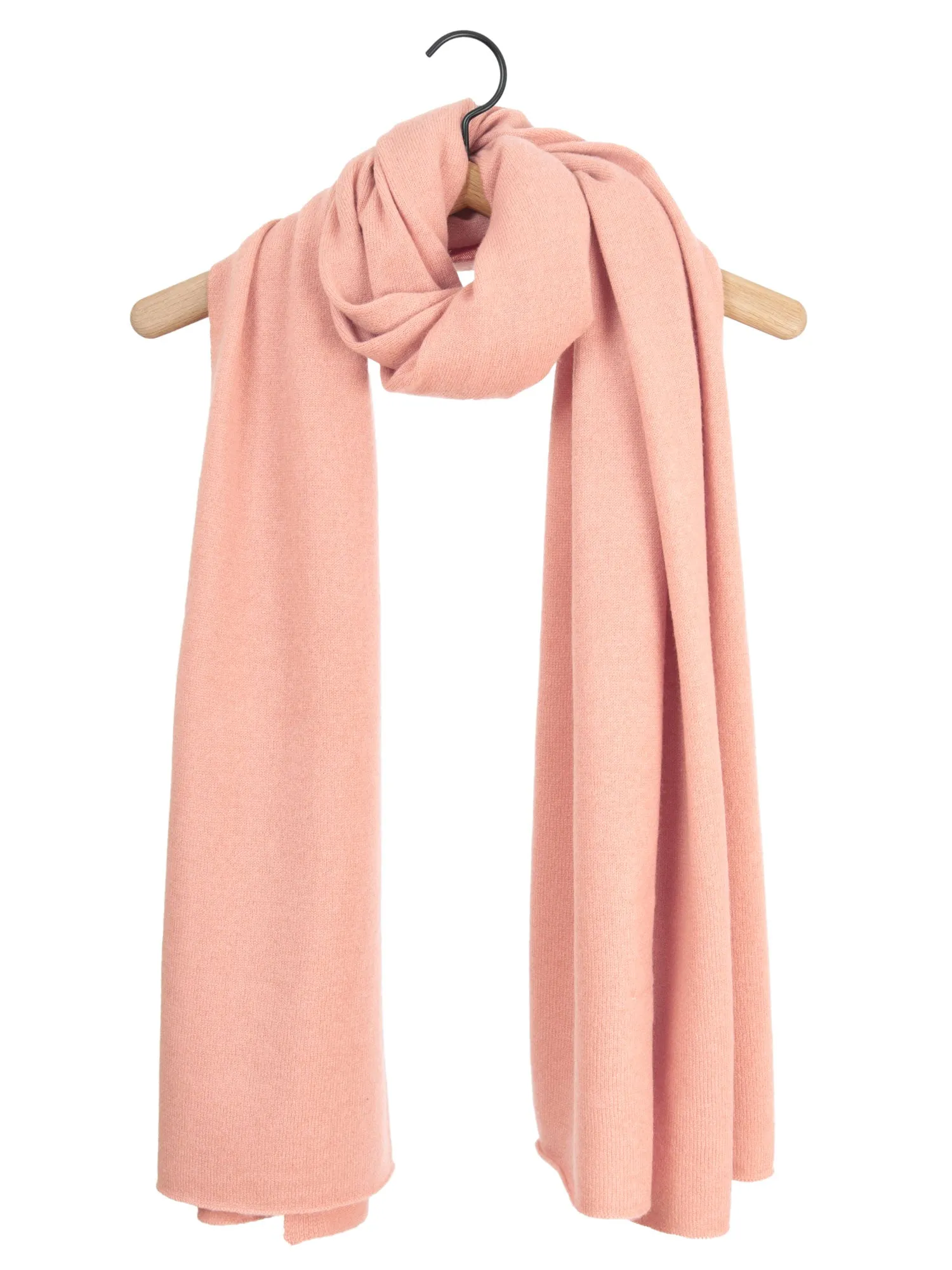 Cashmere scarf "Signature" - peachy pink