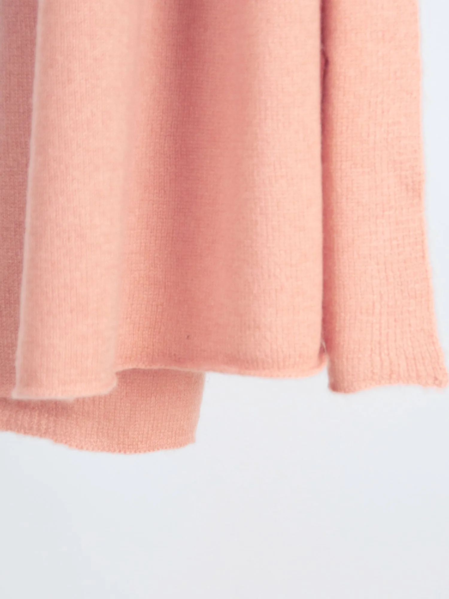 Cashmere scarf "Signature" - peachy pink