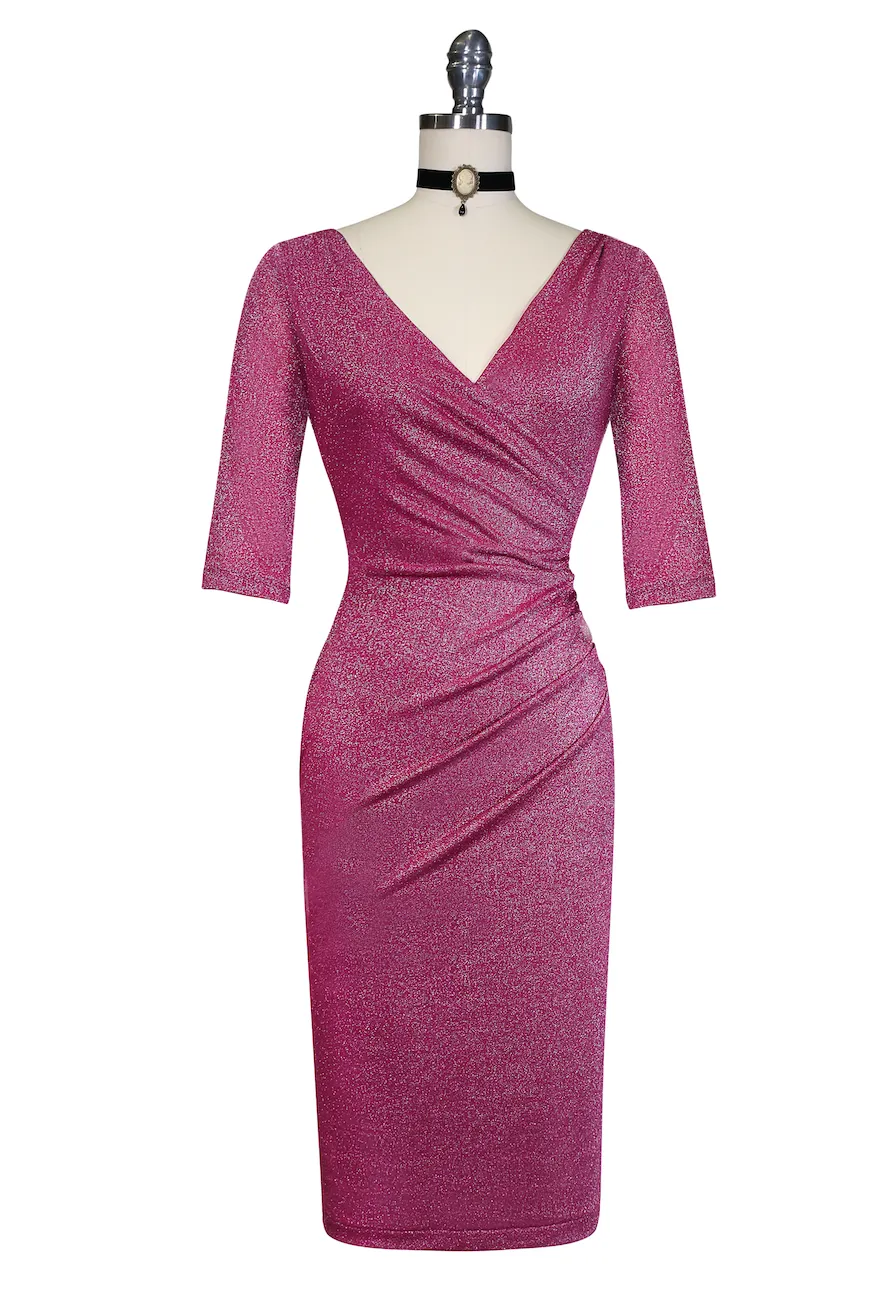 Celestial Vamp Dress (Burgundy)