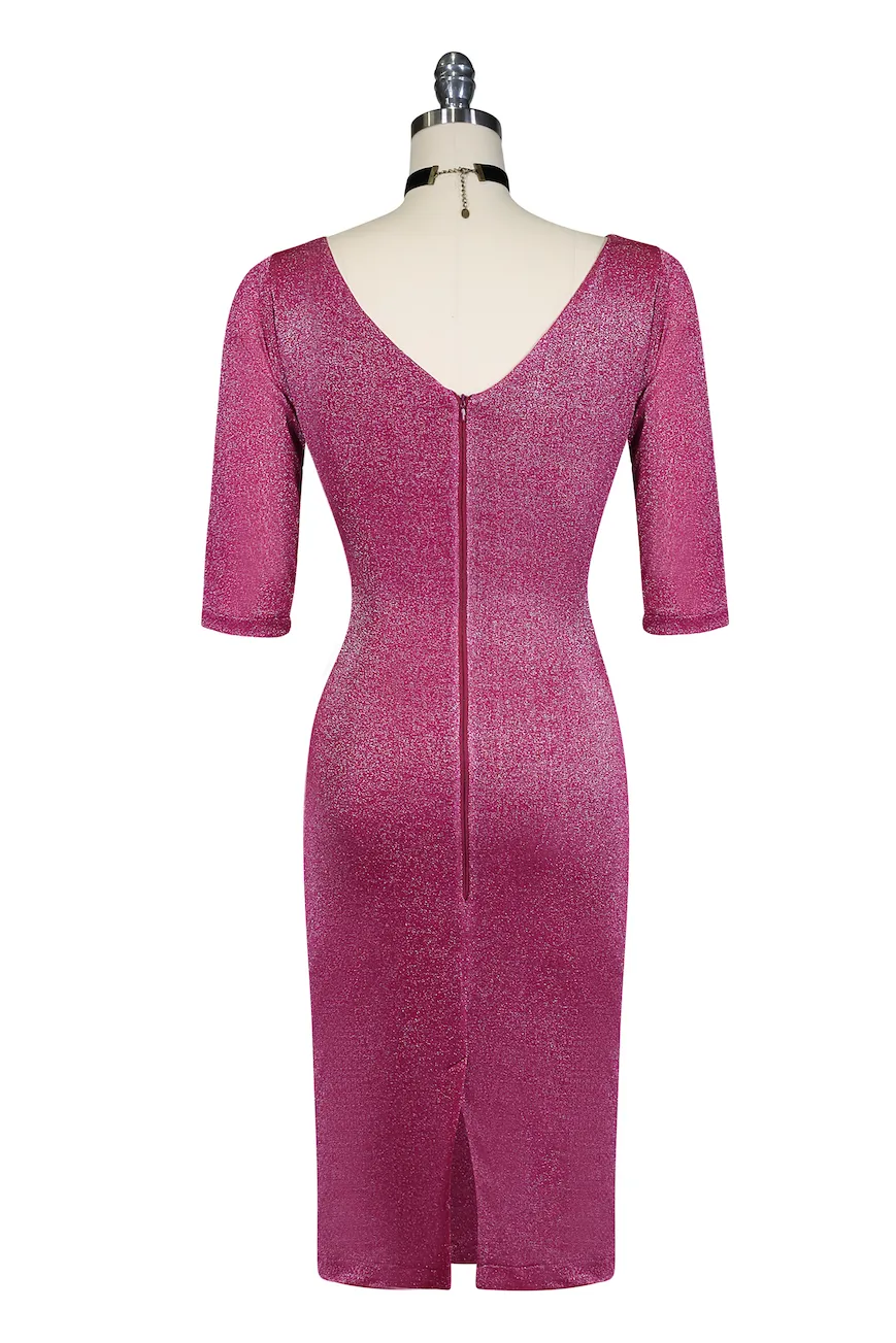 Celestial Vamp Dress (Burgundy)