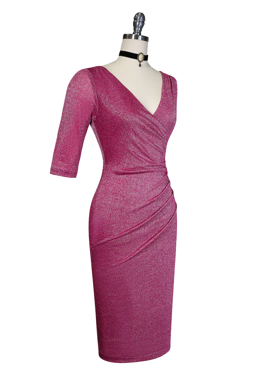 Celestial Vamp Dress (Burgundy)