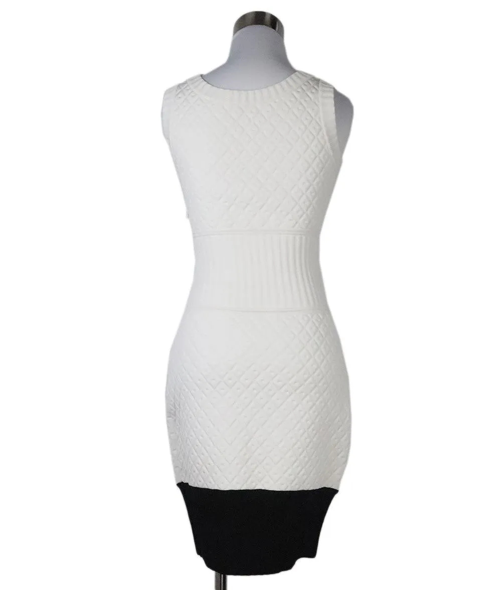 Chanel White Dress w/ Black Trim sz 2