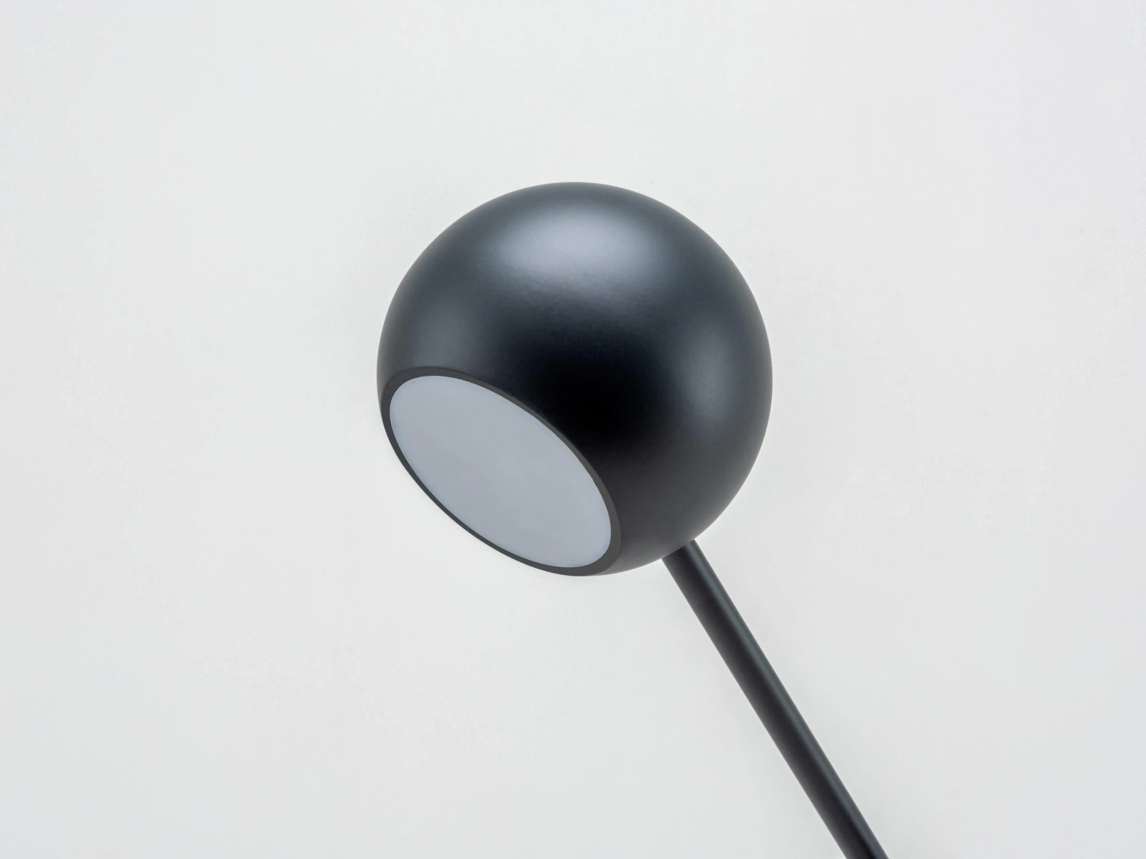 Charcoal grey marble LED task lamp