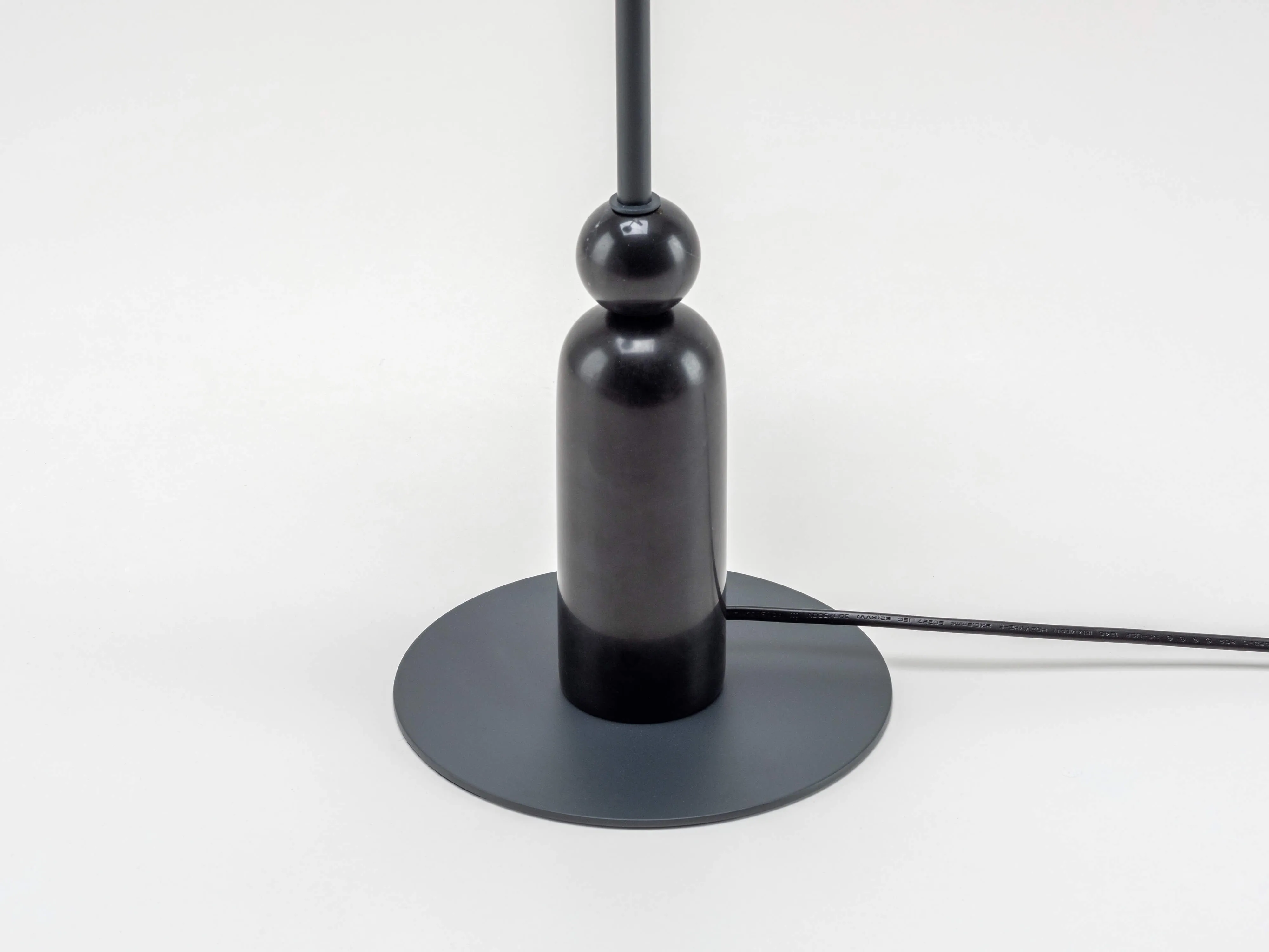 Charcoal grey marble LED task lamp