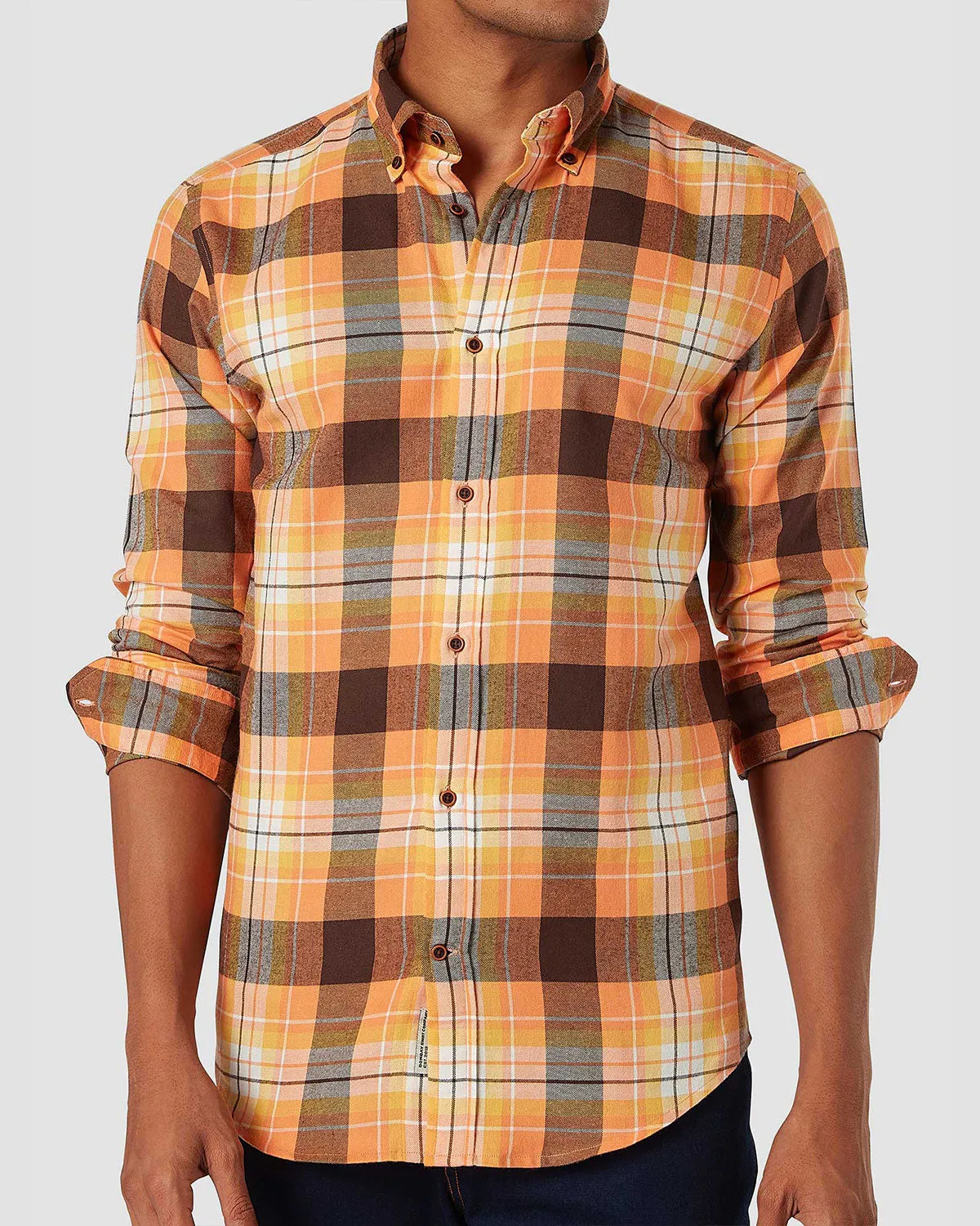 Citrine Crush Checked Shirt