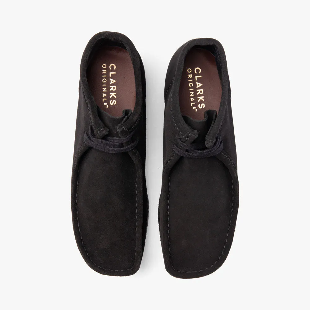 Clarks Originals Wallabee Boot / Black Suede