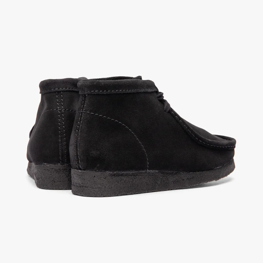 Clarks Originals Wallabee Boot / Black Suede