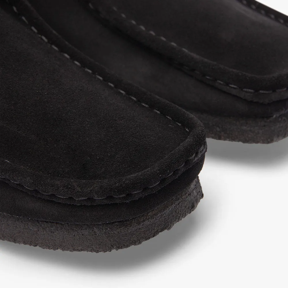 Clarks Originals Wallabee Boot / Black Suede