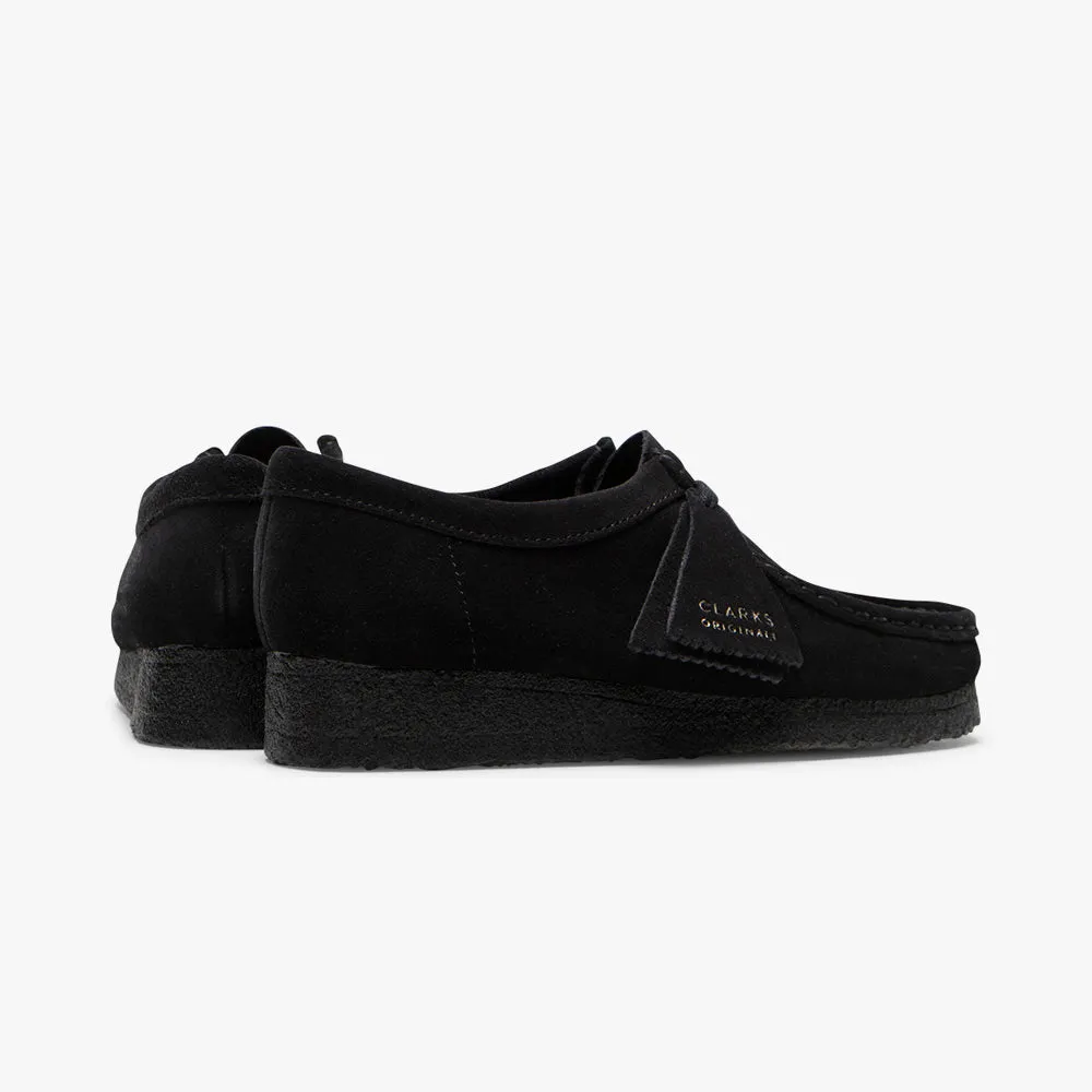 Clarks Womens Wallabee / Black Suede