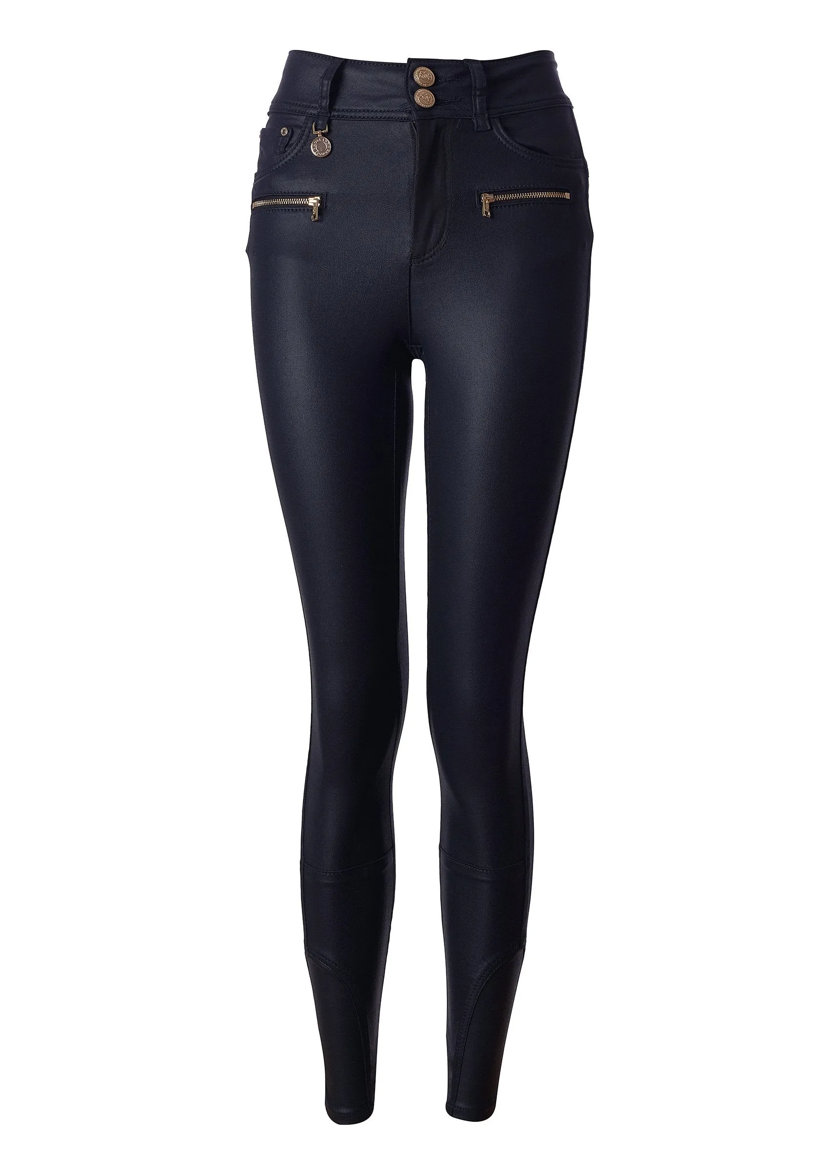 Coated Jodhpur Jean (Navy)