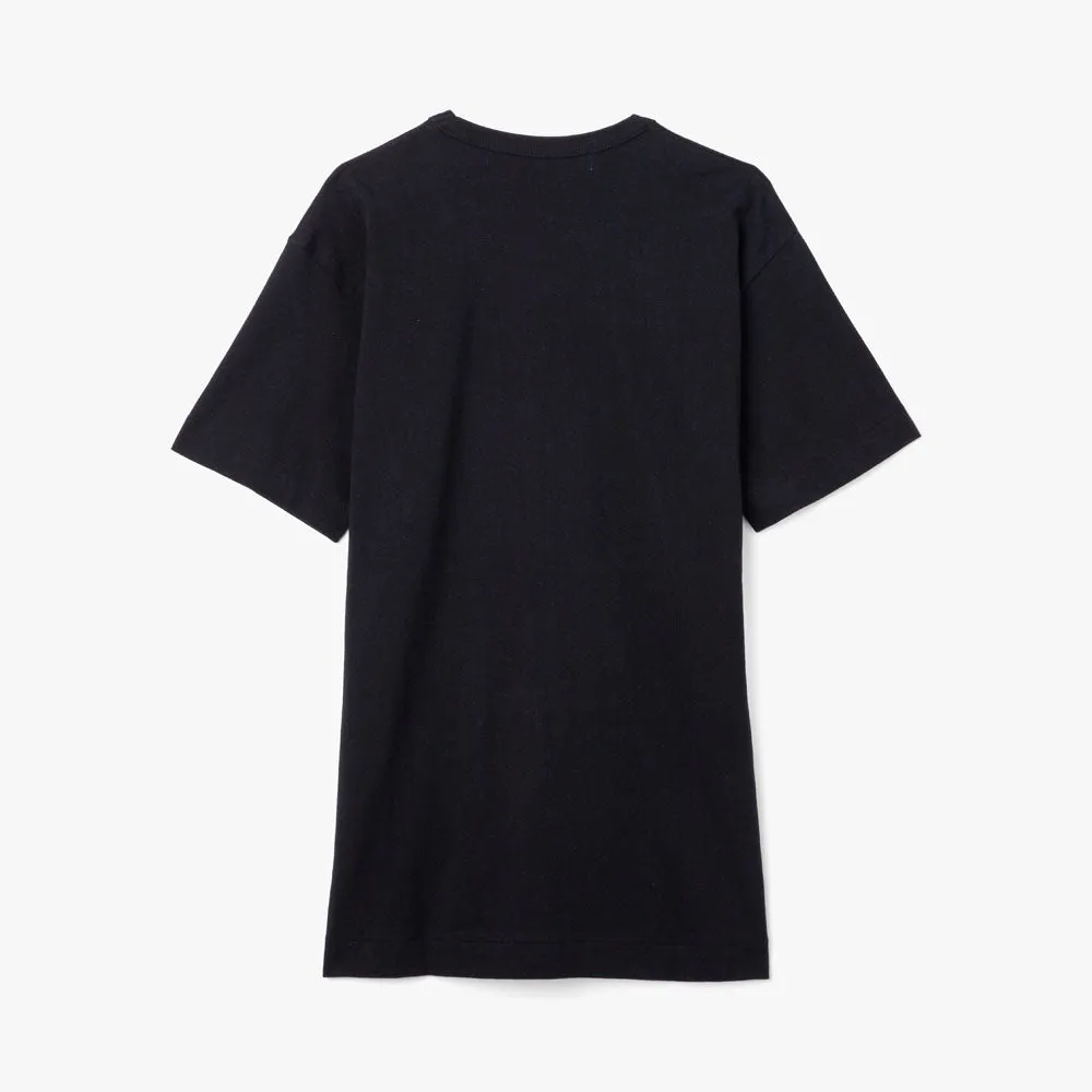 COMME des GARCONS PLAY T-Shirt Gold Heart / Black