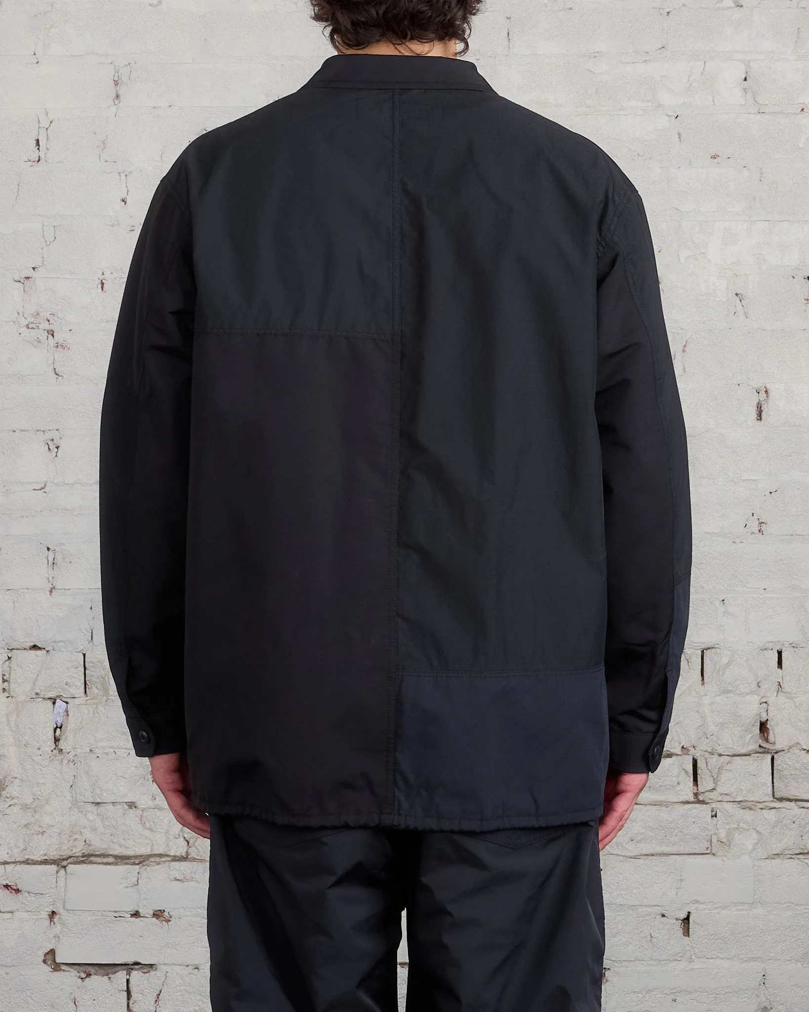 COMME des GARÇONS HOMME Cotton Nylon Cloth Mix Sport Jacket Black