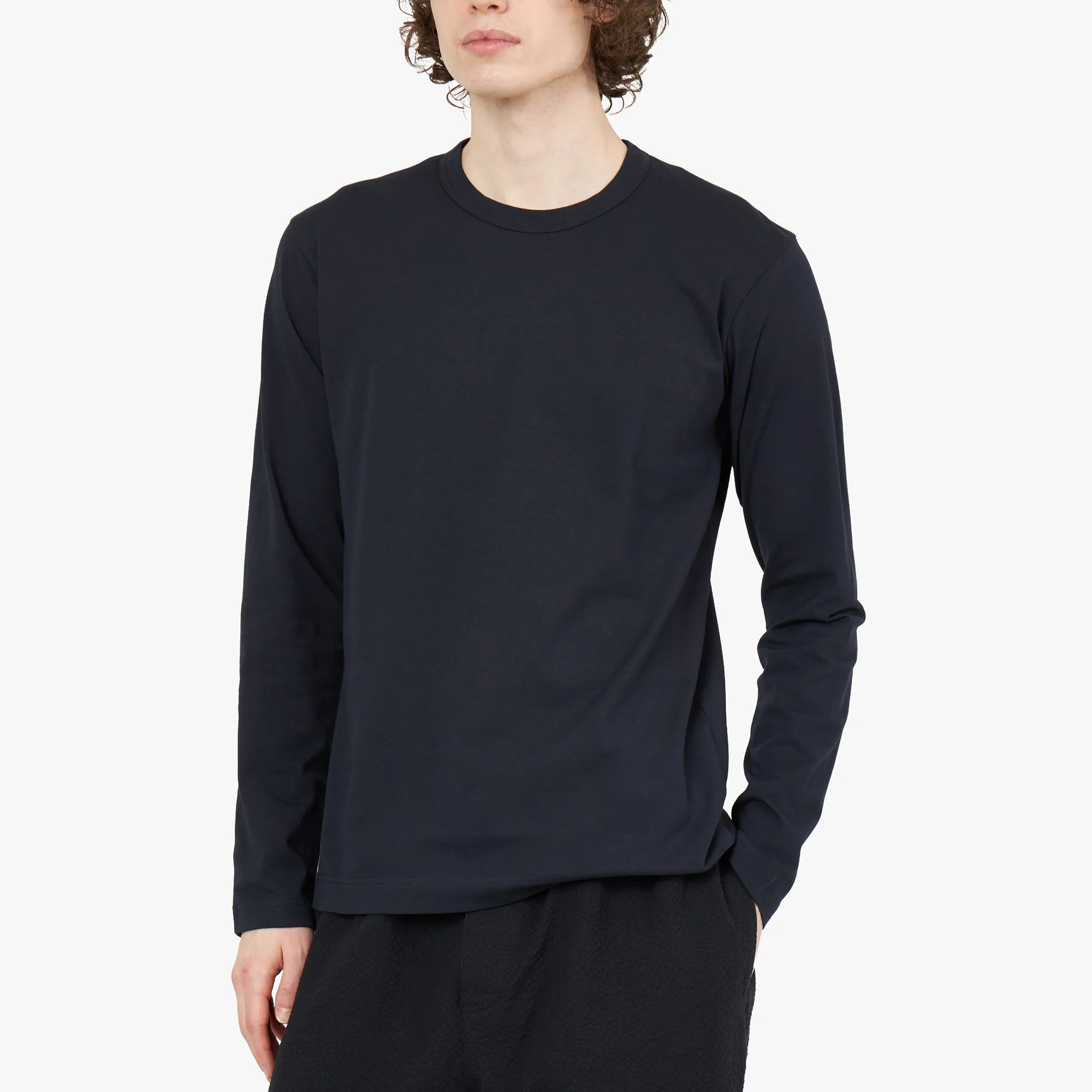 COMME des GARÇONS SHIRT Long Sleeve T-shirt / Navy