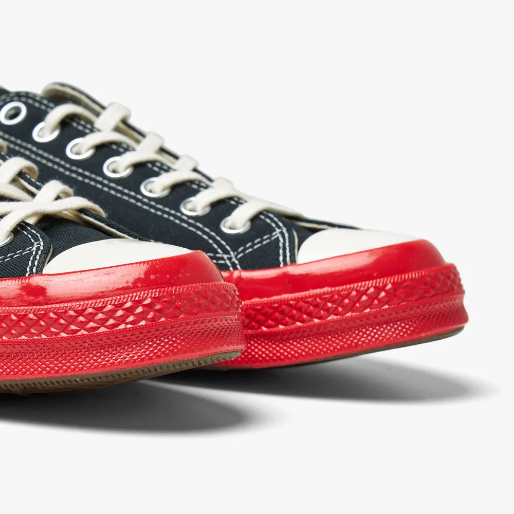 Converse x COMME des GARÇONS PLAY Chuck Taylor OX Black / Red Sole