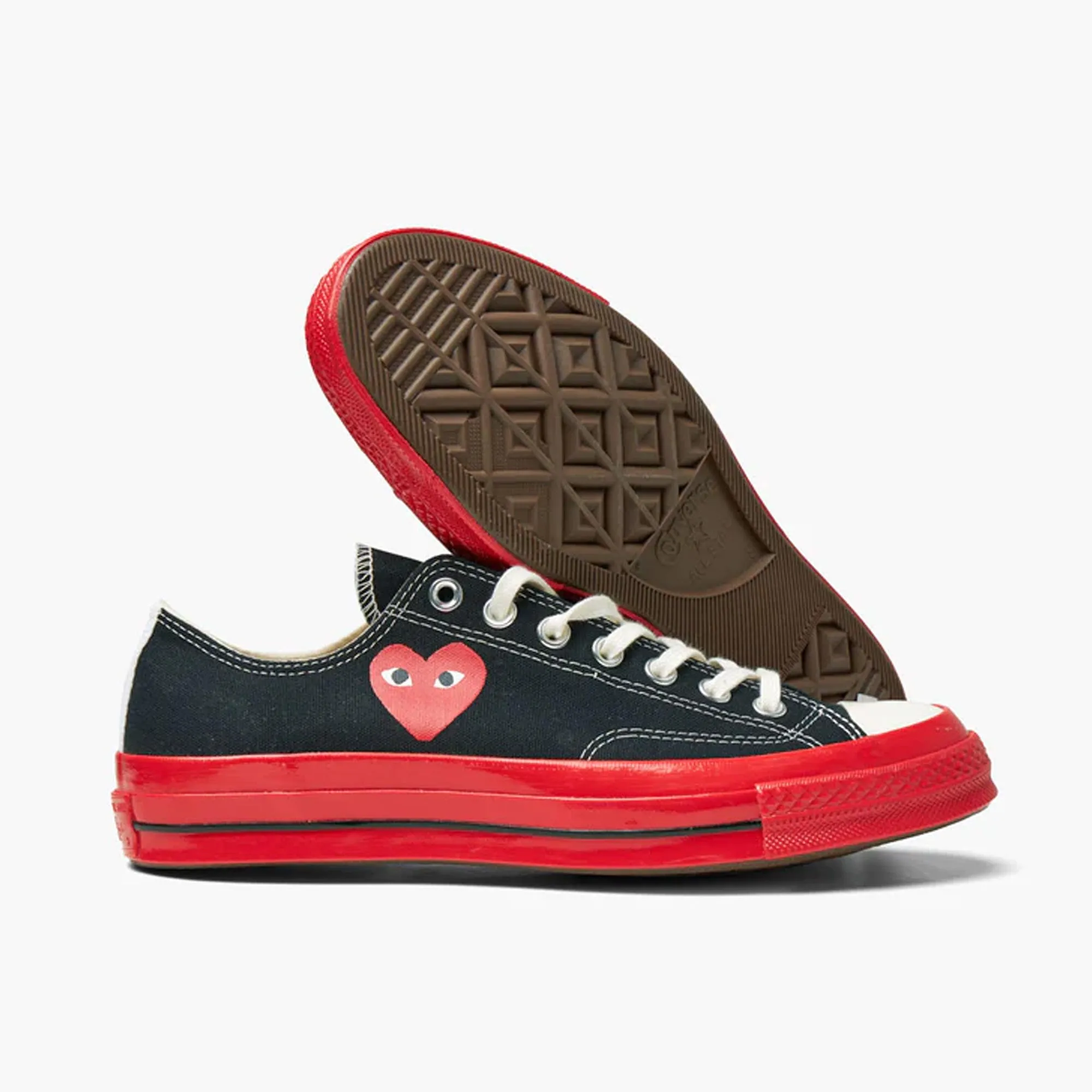 Converse x COMME des GARÇONS PLAY Chuck Taylor OX Black / Red Sole