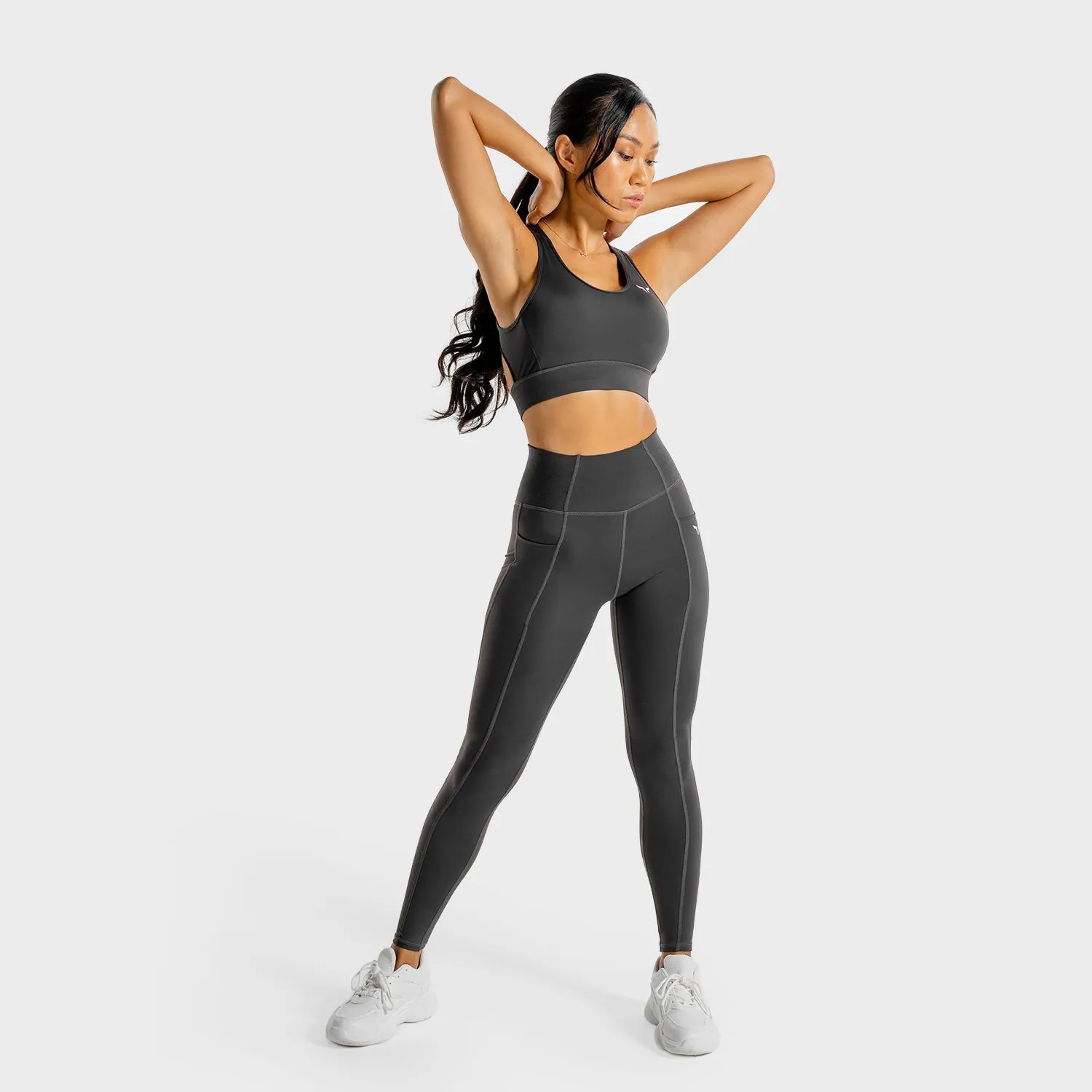 Core Bra - Charcoal