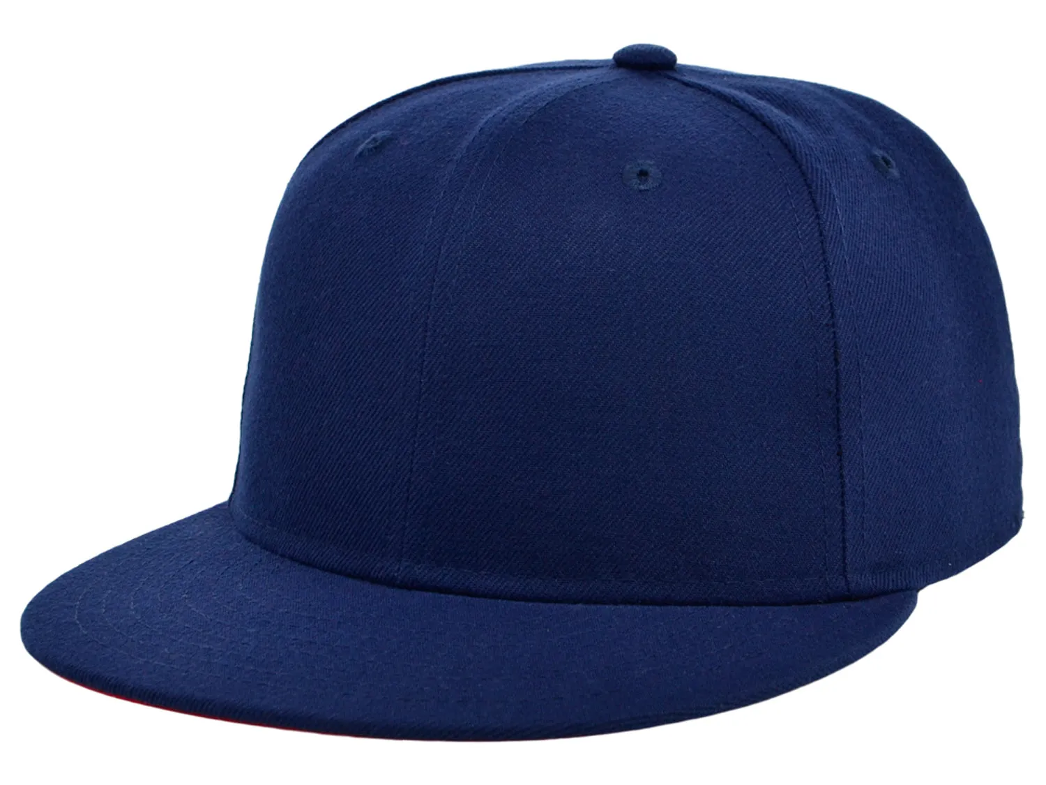 Crowns By Lids Full Court Fitted UV Cap- Navy/Red