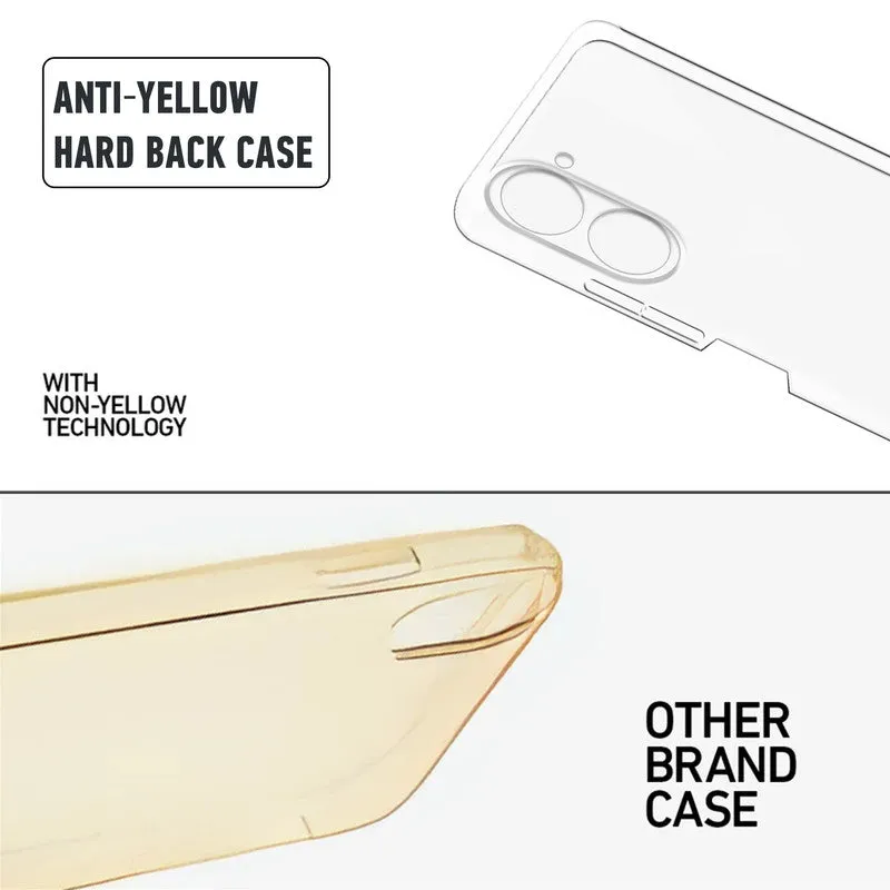 Crystal Clear Hard Back Anti-Yellowing Phone Case For Realme 10 Pro 5G