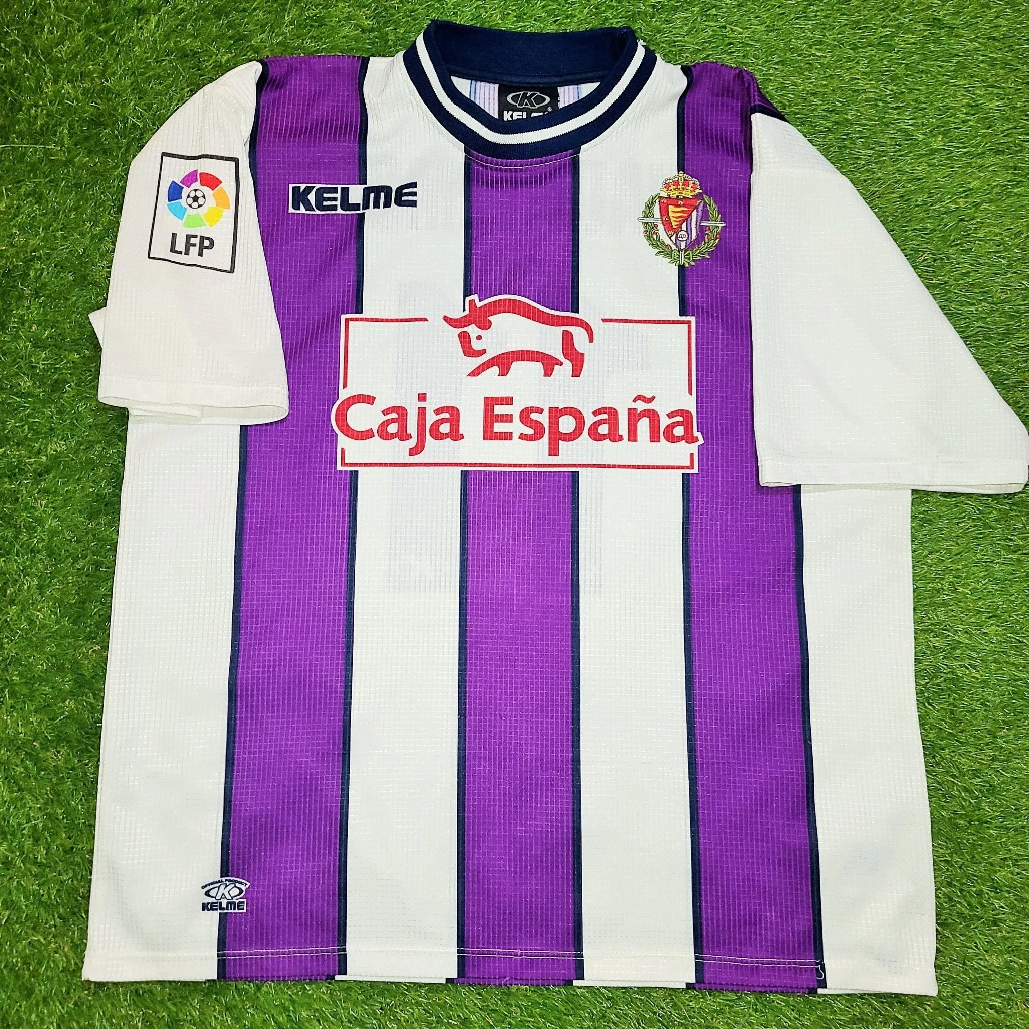 Cuauhtemoc Blanco Real Valladolid Kelme PLAYER ISSUE DEBUT 2000 2001 Home Jersey Shirt Camiseta L