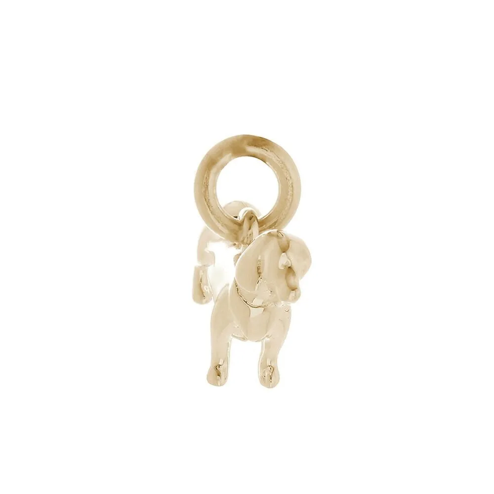 Dachshund Solid Gold Dog Charm