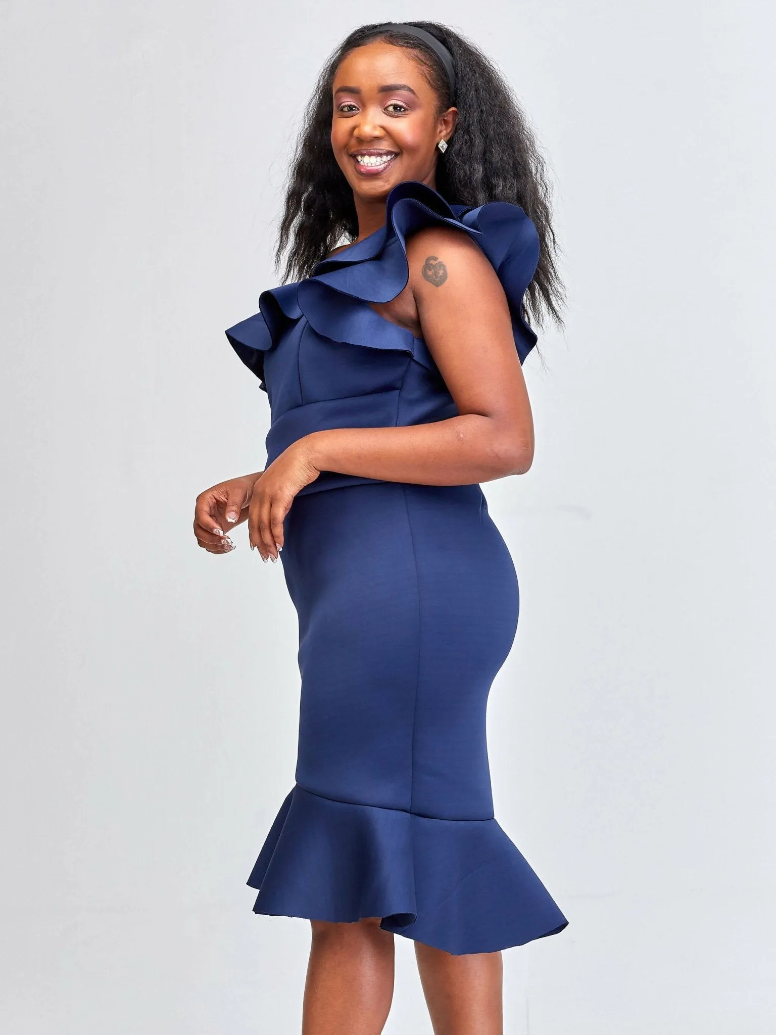 Dewuor Honey Dress - Navy