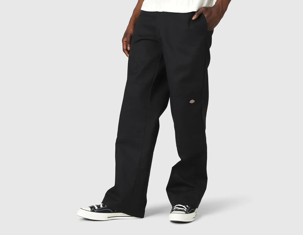 Dickies Twill Double Knee Work Pants / Black