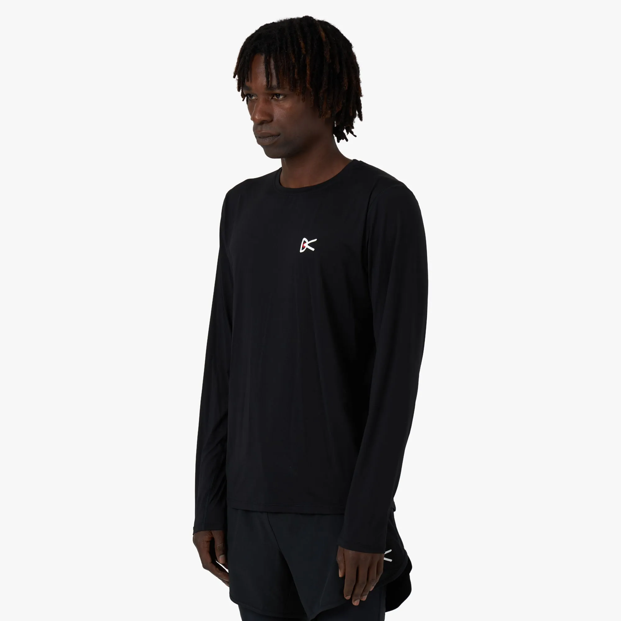 District Vision Ultralight Aloe Long Sleeve / Black