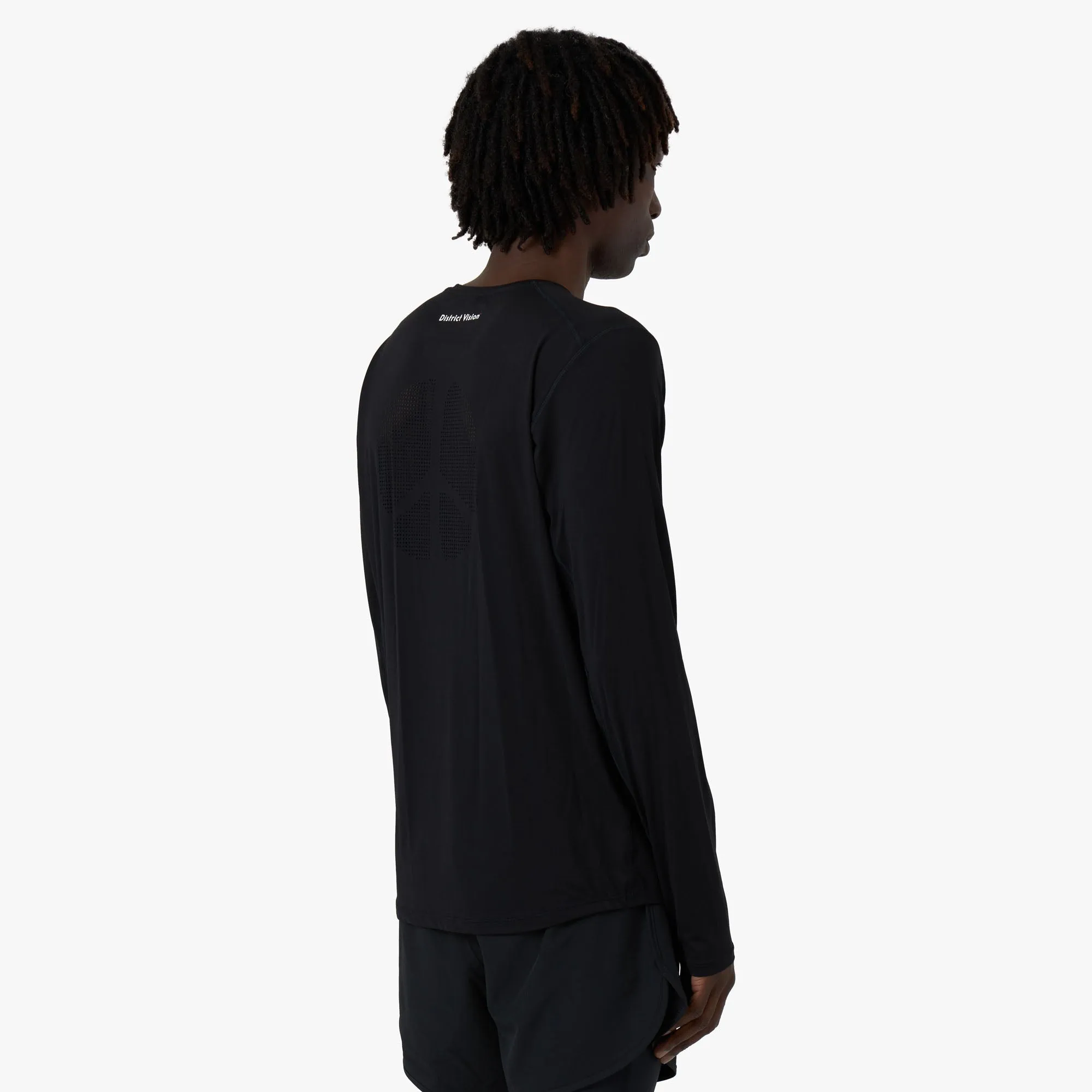 District Vision Ultralight Aloe Long Sleeve / Black