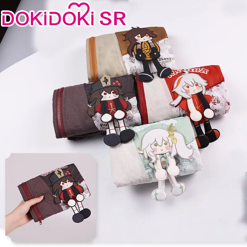 DokiDoki-SR Game Genshin Impact Cosplay Hutao / Zhongli / Kazuha / Nahida Costume Sun Protection Top Doujin Casual Wear