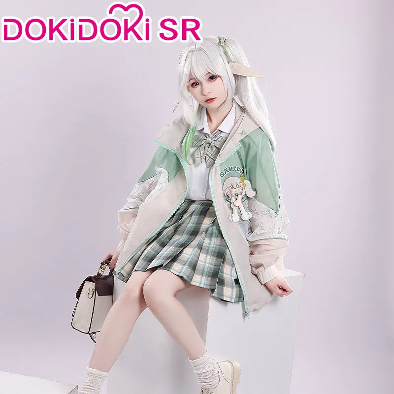 DokiDoki-SR Game Genshin Impact Cosplay Hutao / Zhongli / Kazuha / Nahida Costume Sun Protection Top Doujin Casual Wear