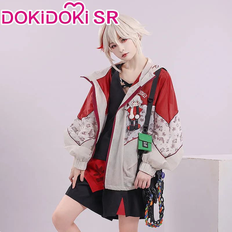 DokiDoki-SR Game Genshin Impact Cosplay Hutao / Zhongli / Kazuha / Nahida Costume Sun Protection Top Doujin Casual Wear