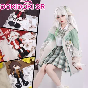 DokiDoki-SR Game Genshin Impact Cosplay Hutao / Zhongli / Kazuha / Nahida Costume Sun Protection Top Doujin Casual Wear