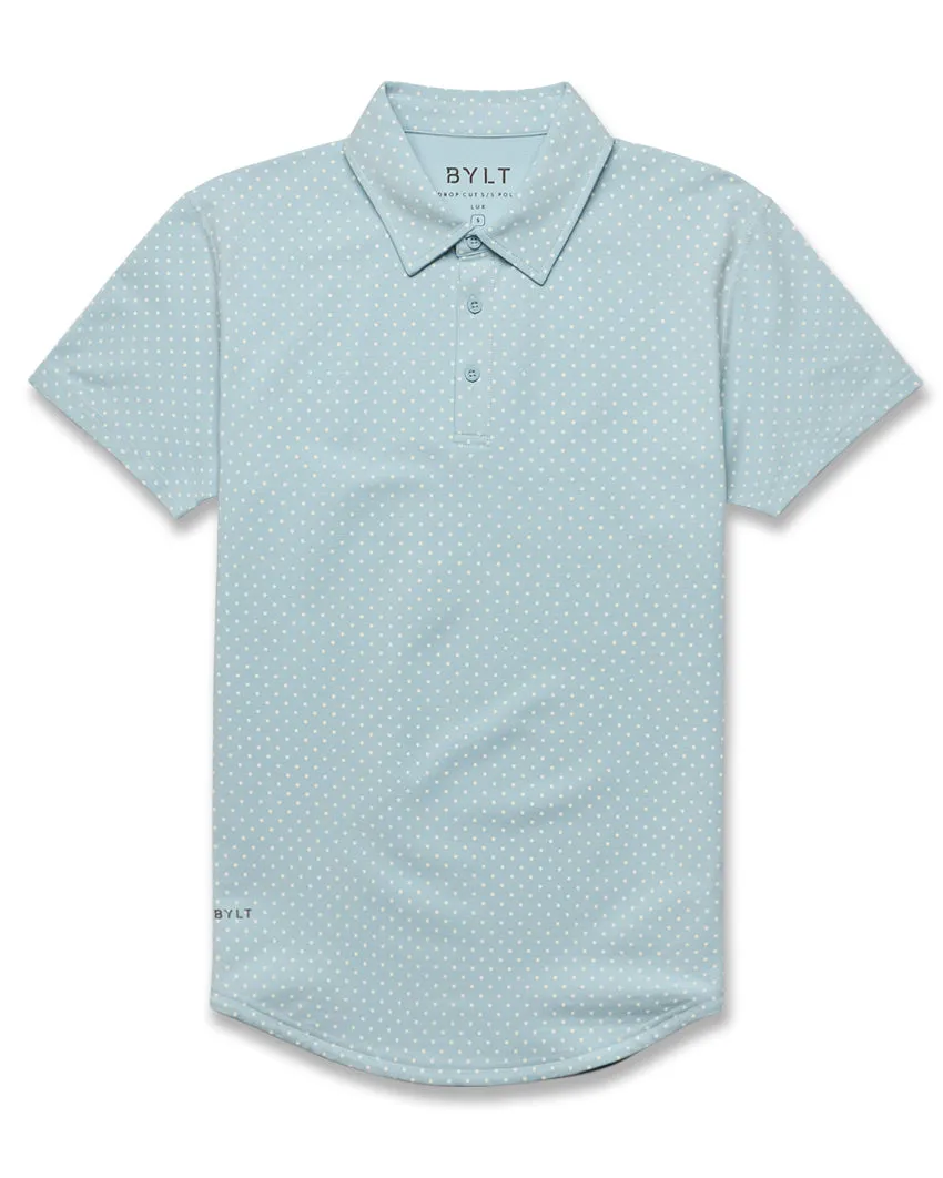 Drop-Cut: LUX Dotted Polo <!-- Size M -->