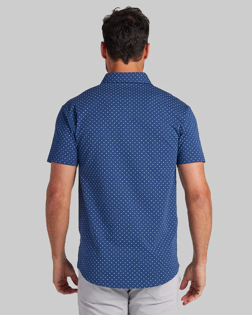 Drop-Cut: LUX Dotted Polo <!-- Size M -->