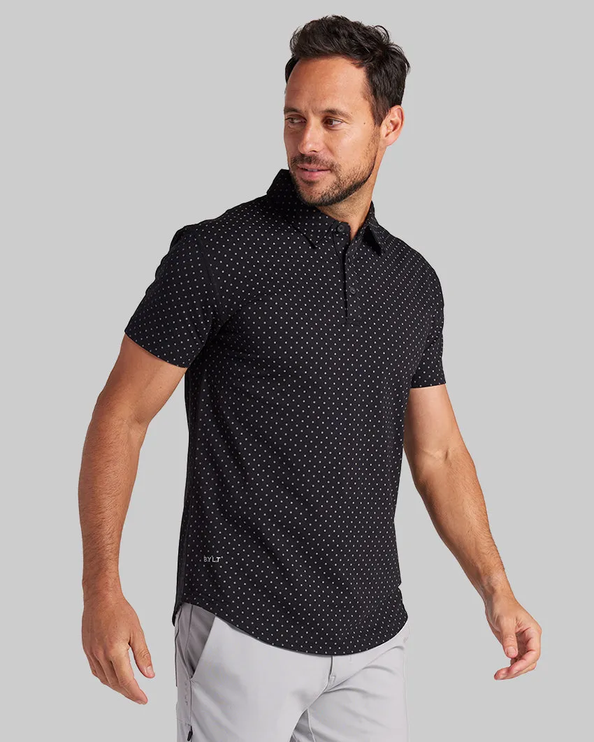 Drop-Cut: LUX Dotted Polo <!-- Size M -->