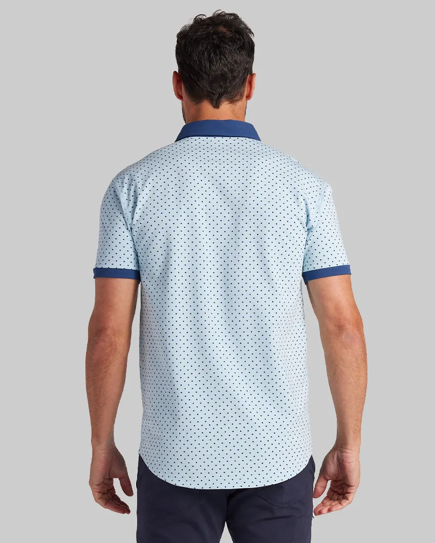 Drop-Cut: LUX Dotted Polo <!-- Size M -->