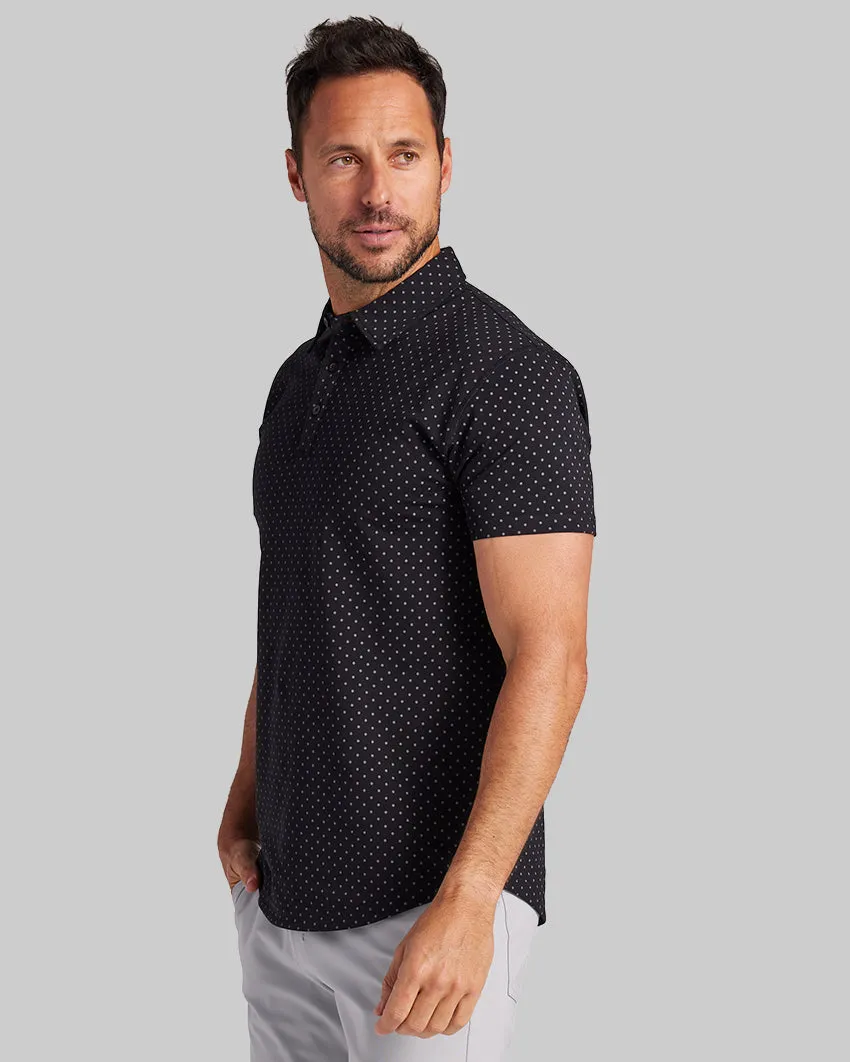 Drop-Cut: LUX Dotted Polo <!-- Size M -->