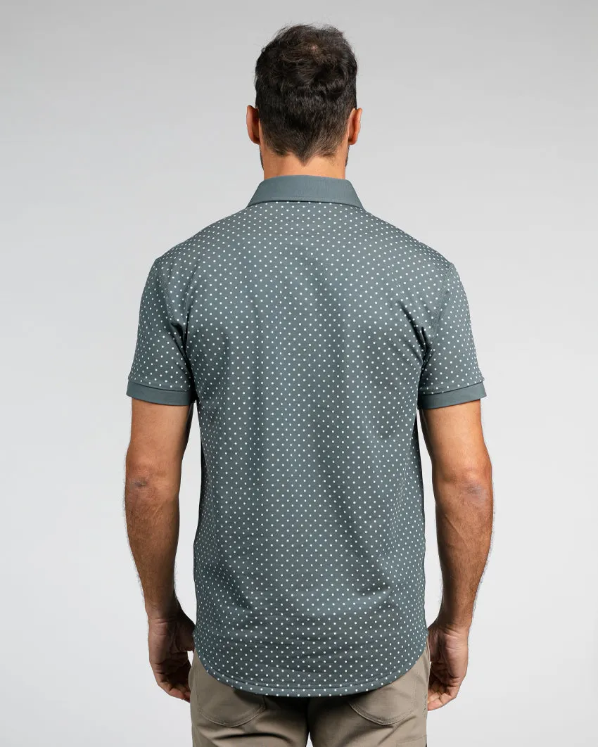 Drop-Cut: LUX Dotted Polo <!-- Size M -->