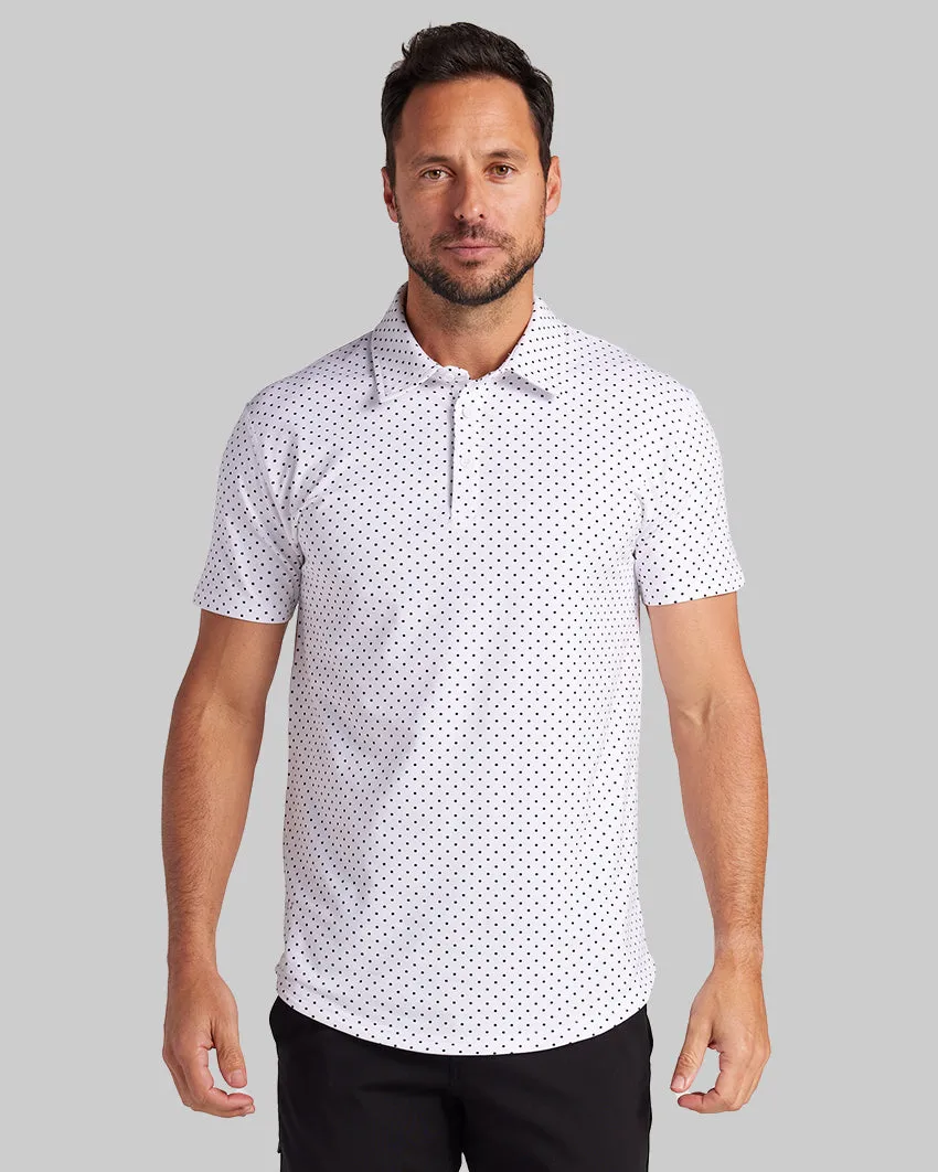 Drop-Cut: LUX Dotted Polo <!-- Size M -->