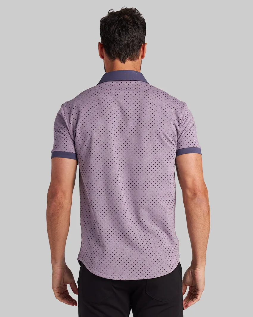 Drop-Cut: LUX Dotted Polo <!-- Size M -->