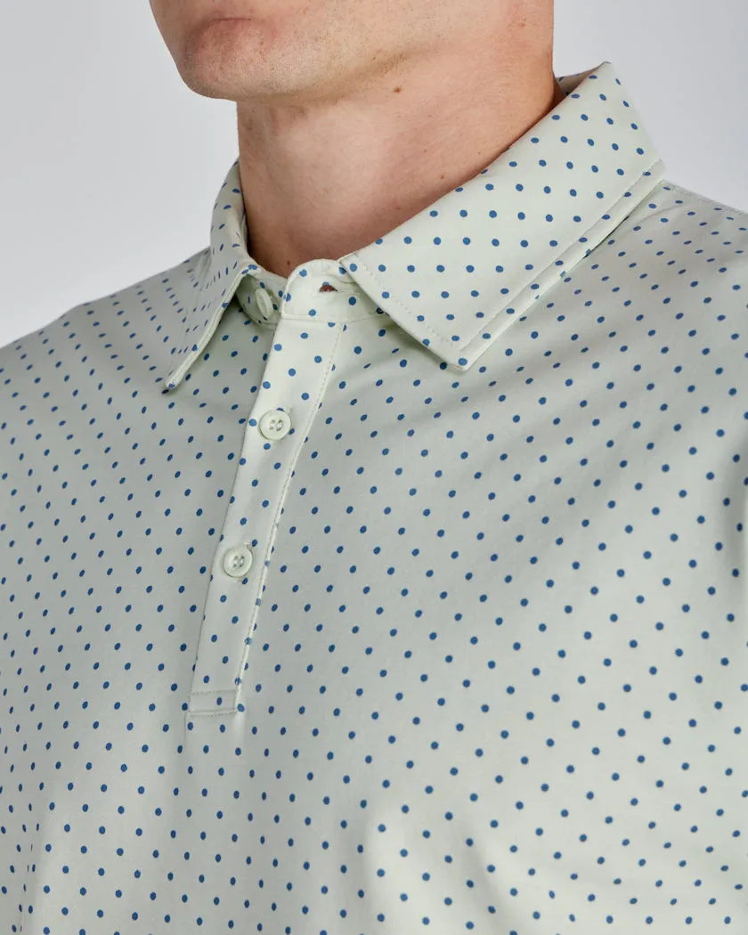 Drop-Cut: LUX Dotted Polo <!-- Size M -->